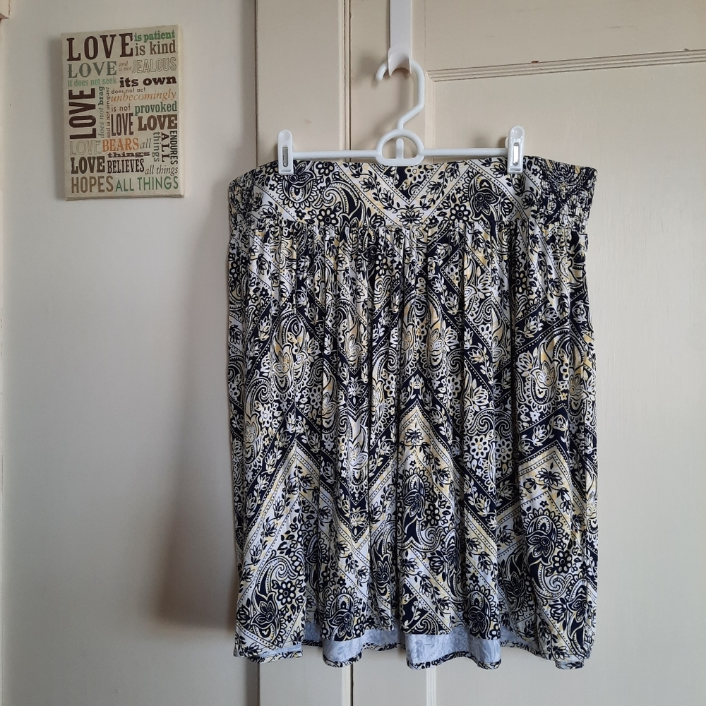Lane Bryant skirt, size 18/20, multicolor pattern